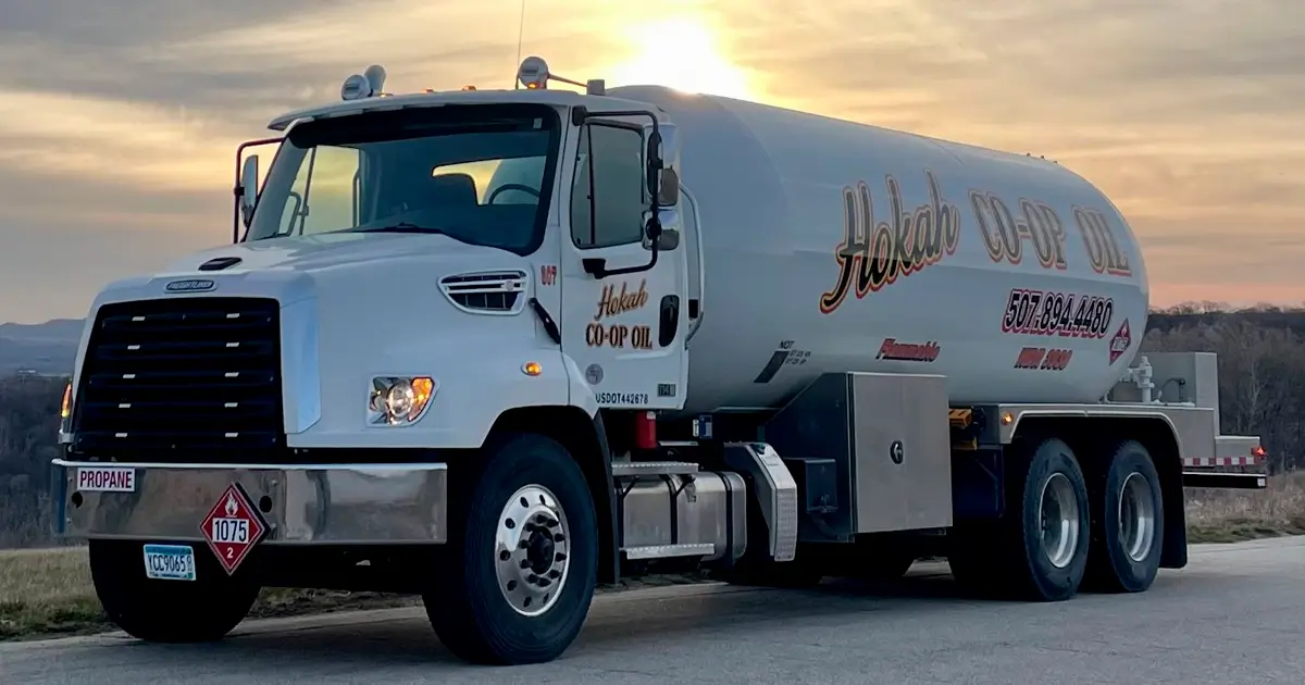 Hokah Co-op New Delivery Tanker Truck